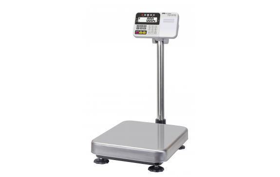 A&D Weighing HV-200KCP High Resolution Platform Scale, 50/300/500lb x 0.05/0.1/0.2lb with Large Platform and Printer, Legal for Trade with Warranty