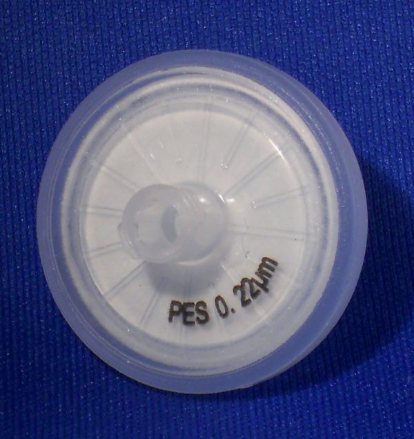 Tremont IWT-ES-10609, Nonsterile syringe filter, 4mm diameter, 0.22micron, PES membrane, 200PK
