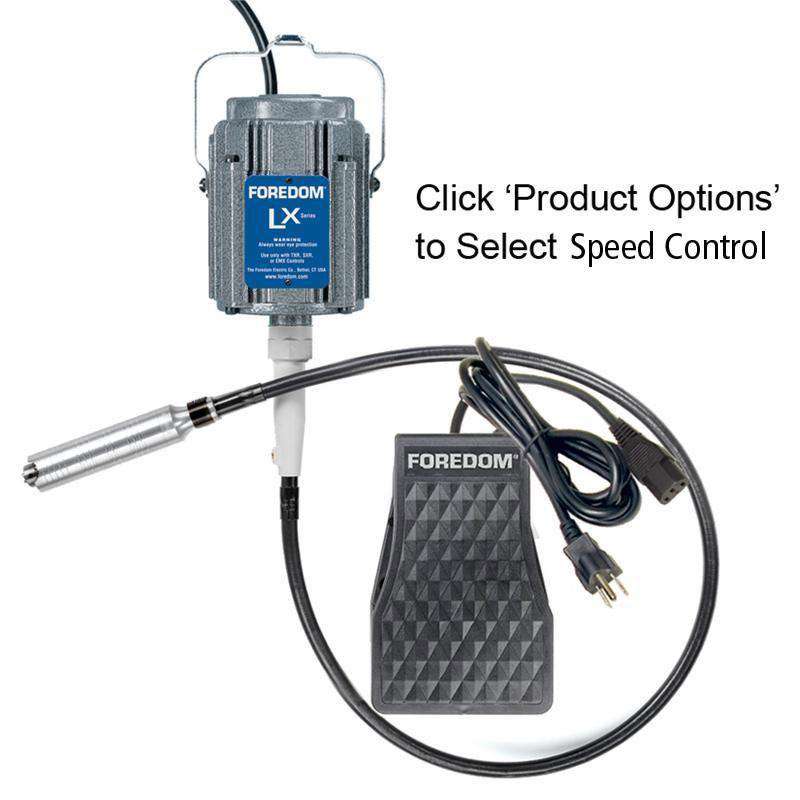 Foredom LX Hang-Up Motor and H.30 Handpiece Choice of Speed Control