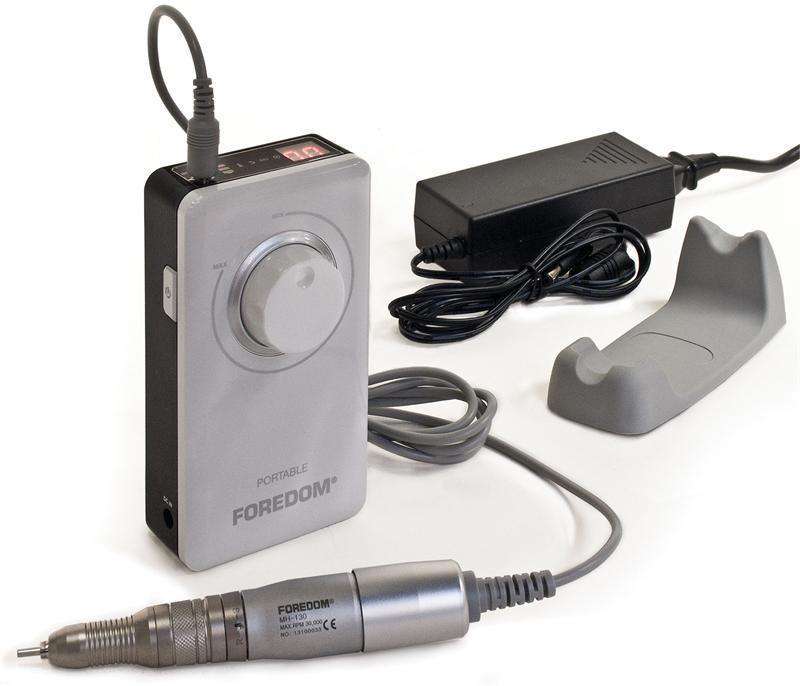 Foredom K.1030 Portable Rotary Micromotor Kit 2.35mm (3/32") or 1/8" Collet 230 Volt-Int' Two Year Limited Warranty