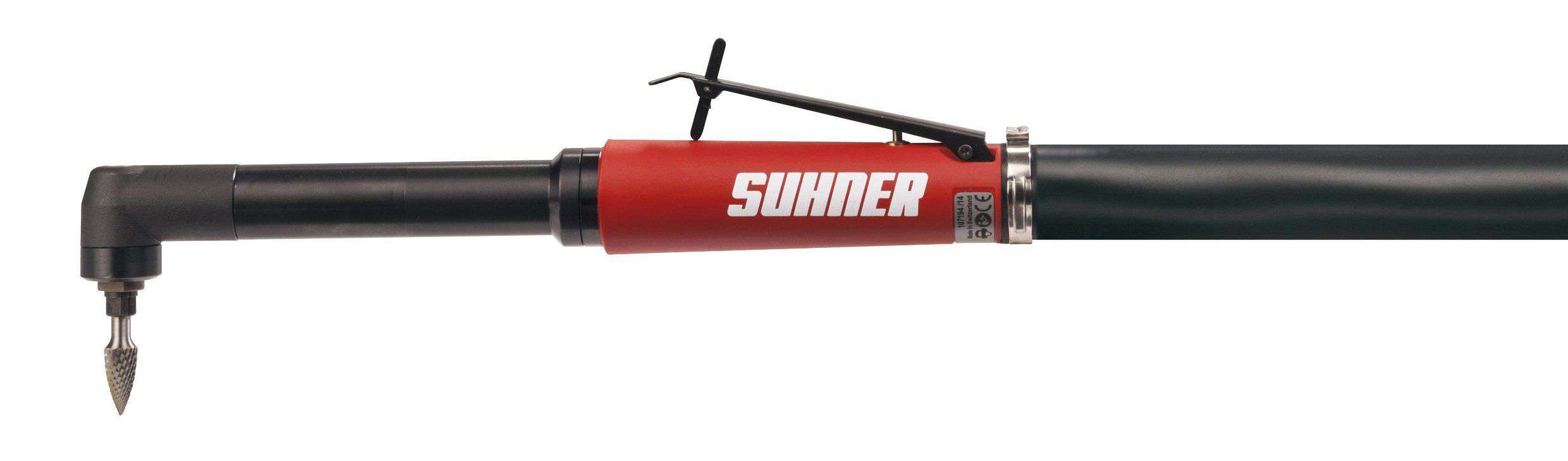 Suhner LVC 20 Long Neck Right Angle Die Grinder 20000 rpm 0.47 hp 1/4" Collet