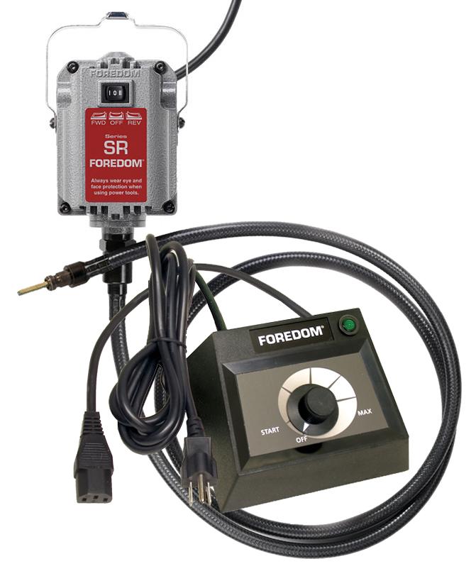 Foredom M.SRH-EMH SR Hang Up Motor with Square Drive, Dial Control, 230V US with 2 Years Warranty