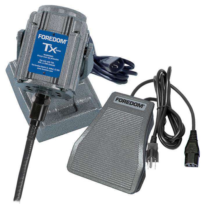 Foredom M.TXBH Bench Motor with Square Drive Shafting Choice of Speed Control with Warranty - Ramo Trading 