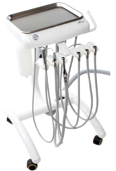 TPC Dental MC-501 MIRAGE DELIVERY MOBILE CART With Vacuum Package