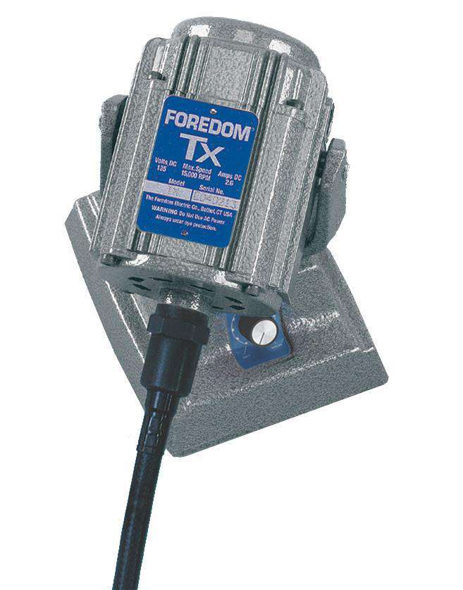 Foredom M.TXMH Bench Motor with Square Drive Shafting and Built-in Dial Control 15,000 RPM