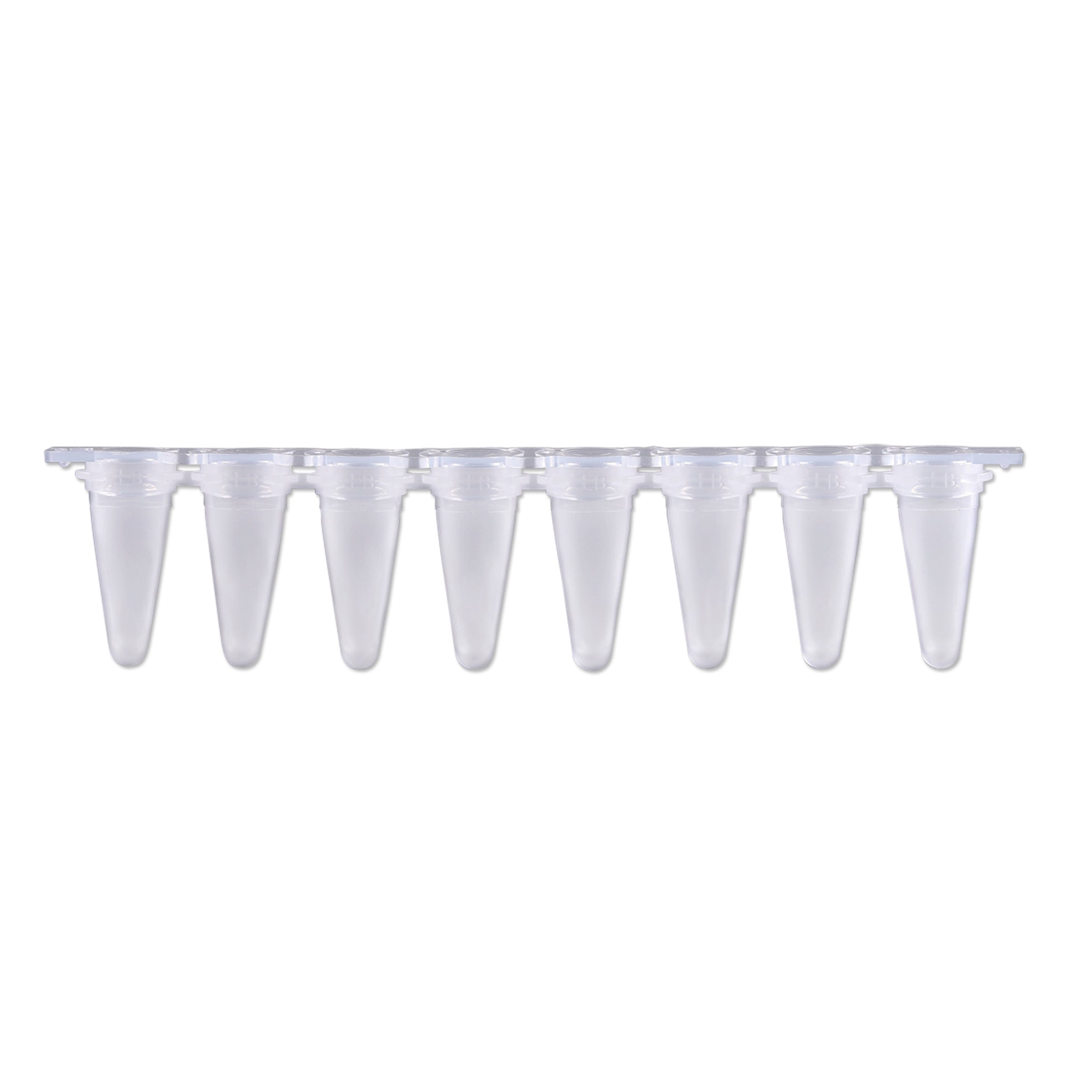 MTC Bio P3801-QF, 0.1ml qPCR 8-Strip (With Separate Optical Strip Caps) Frosted, 120/pk