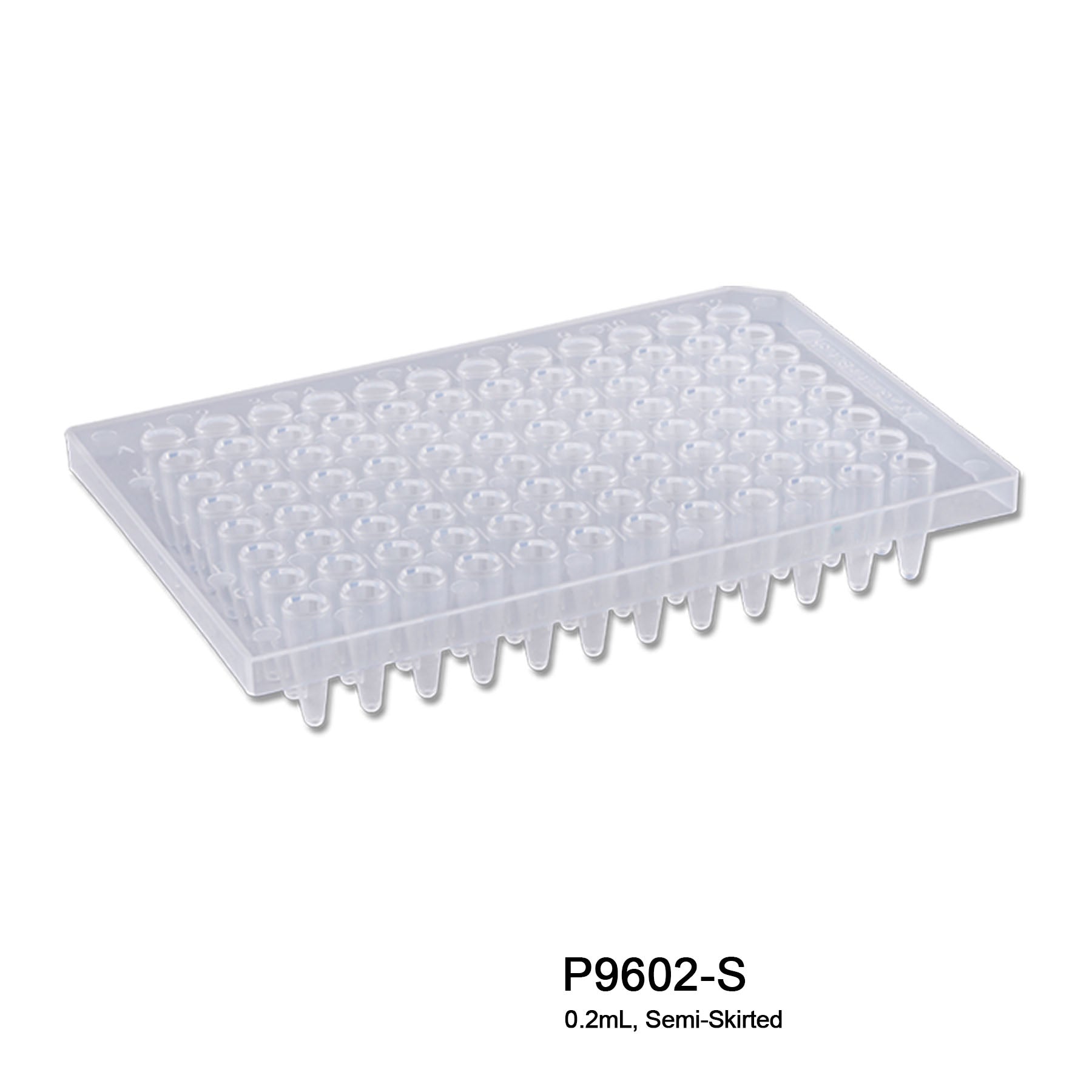 MTC Bio P9602-S, PCR Plates, Semi Skirted, 96 x 0.2ml, 50/pk