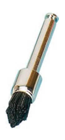 TPC Dental PB-350 Latch Polishing Brushes, Pointed Black 144/Bx