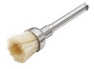 TPC Dental PB-370 Latch Polishing Brushes, CUP Shade, Straw 100/Bx