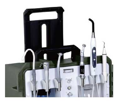 TPC Dental PC-2930 Portable Dental System With Scaler & LED Curing Light (4 hole) with Warranty