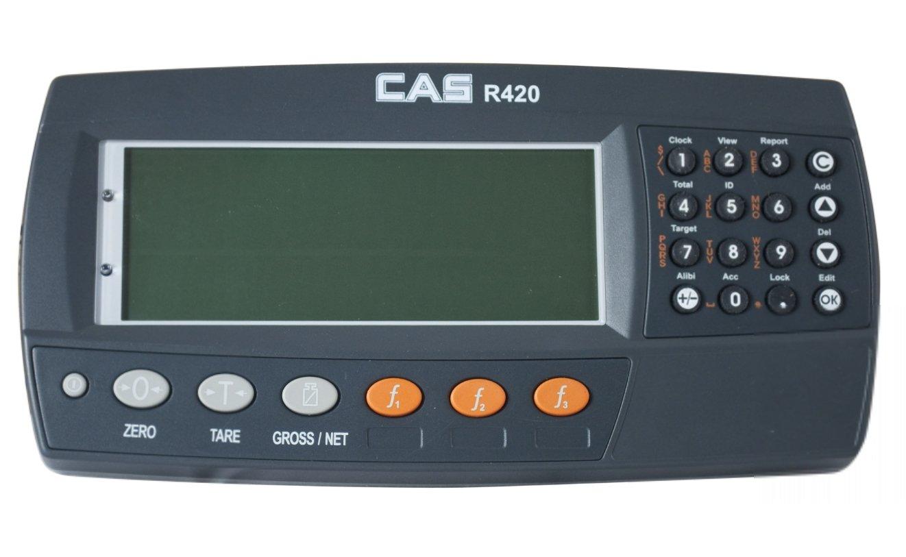 CAS R420-01-PM, R420 - AC PS, Industrial Weight Controller, Panel Mount, K401