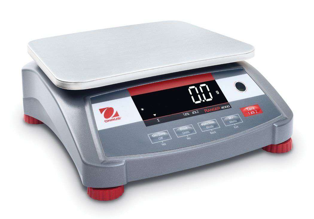 Ohaus Ranger 4000 R41ME6 AM Compact Bench Scale 15 lb* 0.005 lb WITH Warranty