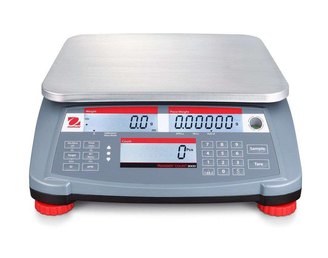 OHAUS RANGER RC31P3 6lb Read 0.002lb MULTIPURPOSE COMPACT COUNTING SCALE With WARRANTY NTEP
