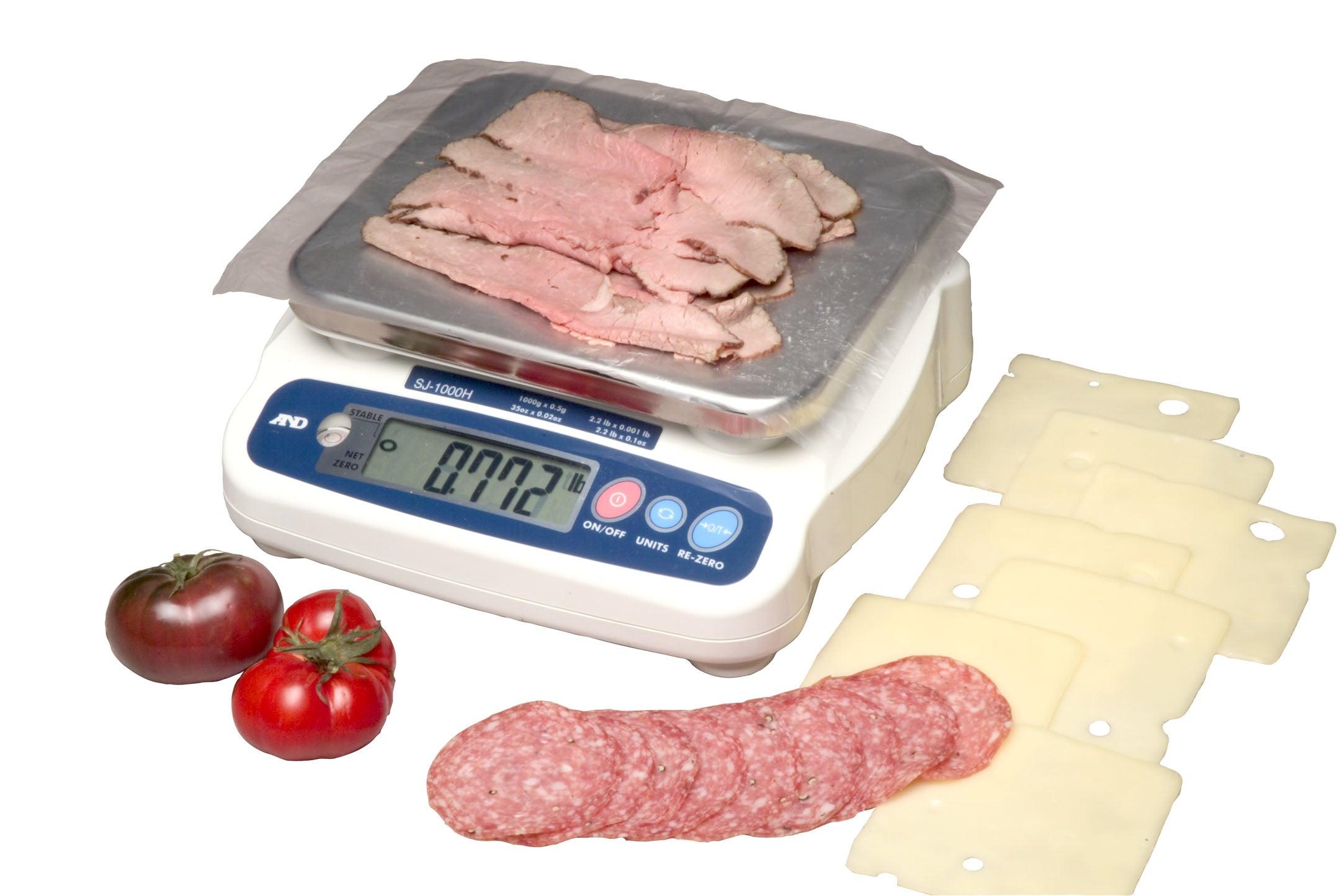 A&D Weighing SJ-2000HS Compact Bench Scale, 4.4lb x 0.002lb, NSF Listed with Warranty