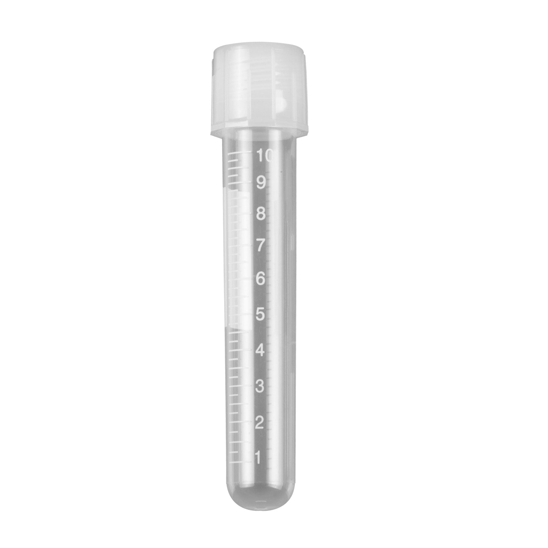 MTC Bio T8830, DuoClick Culture Tube, 14ml, 17 X 100Mm, PP, with Attached 2-Position Screw-Cap, Printed Graduations, Sterile, 20 Bags Of 25 Tubes, 500/Case