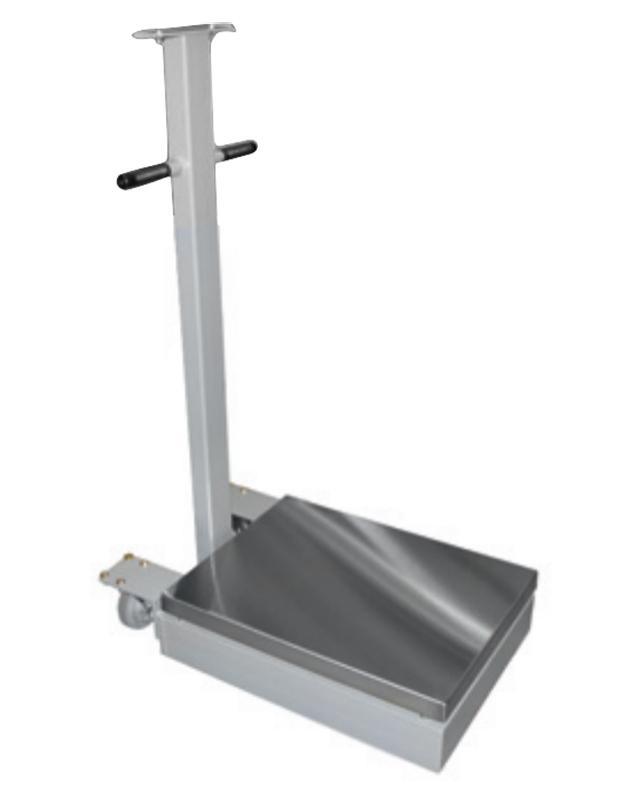 CAS TR2S-1000S, 1,000 lb Capacity, Stainless Steel Portable Platform Scale, 24" x 18"