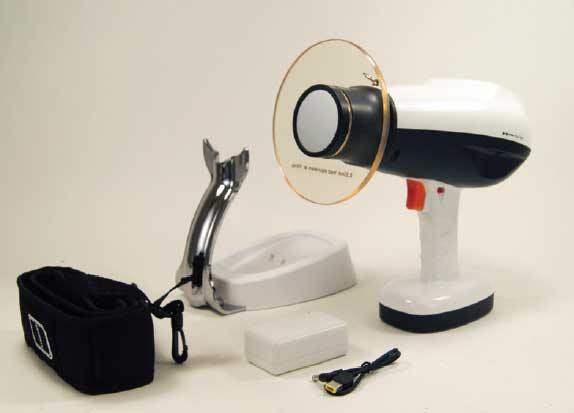Vector BX-7017 MaxRay Cocoon Hand-Held X-Ray, Unit, Case, Charger, Back-up Battery and Neck Strap