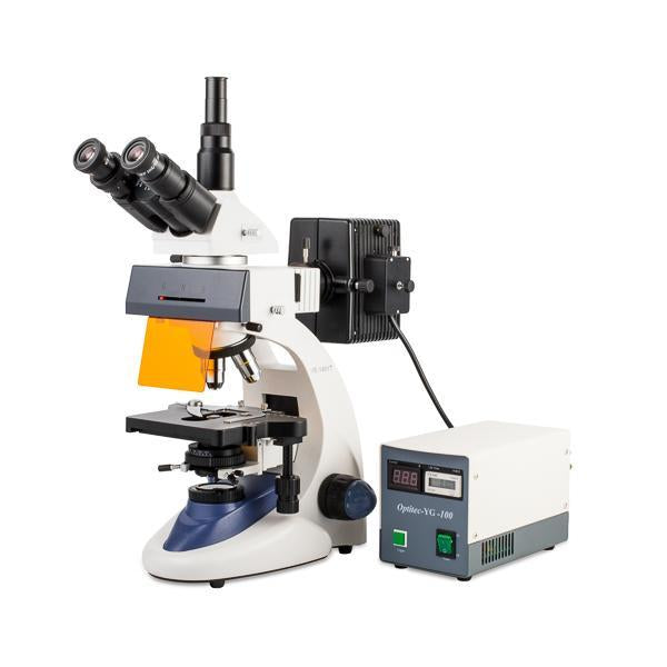 Velab VE-146YT Trinocular Epifluorescence Microscope - 10 Year Warranty