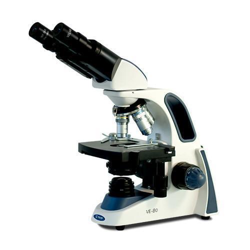Velab VE-B0 Biological Binocular Microscope (Basic), WF 10x/18 mm with Diopter Adjustment on One Eyepiece