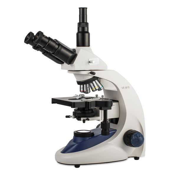 Velab VE-B15 Biological Trinocular Microscope with Plan-Achromatic Optics and Infinity Correction