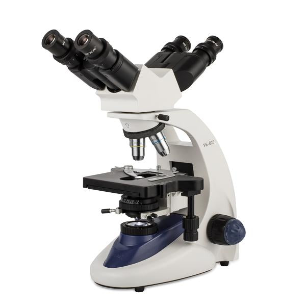 Velab VE-B20 Binocular Microscope with Double Head, Advanced Optics, LED Lighting and Quadruple Nose Piece