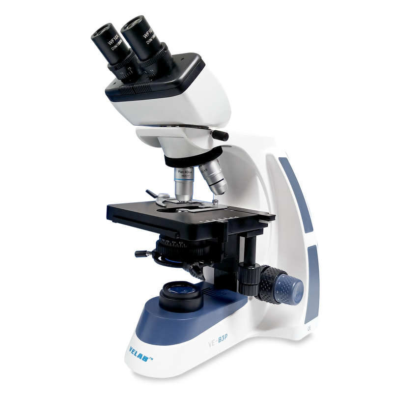 Velab VE-B3 Binocular Microscope with Sliding Eyepieces and Quadruple Nose Piece (Basic)