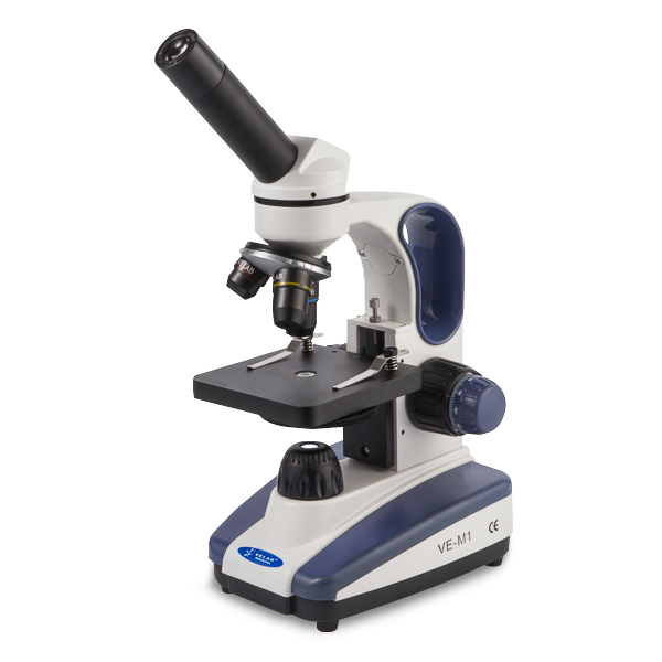 Velab VE-M1 Biological Monocular Microscope (Basic), WF 10X/18 mm with Block Screw Eyepiece