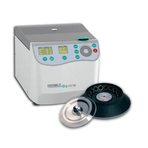 Hermle Z167-M Microcentrifuge, includes 18 x 1.5/2.0ml Rotor