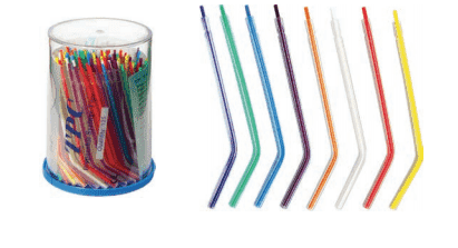 TPC Dental P7725-BULK Rainbow Syringe Tips (Rainbow Inner) 1600 Tips/Bulk