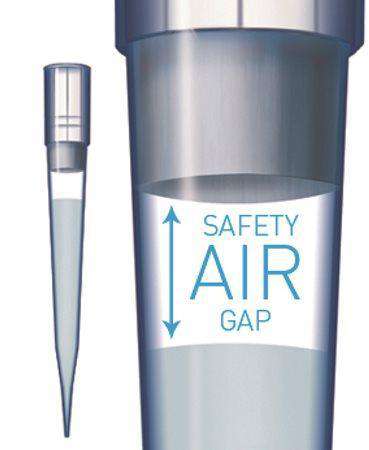 Sartorius Corporation 791001F SafetySpace Tip, Sterile Filter, 50-1200 uL (Pack of 960)