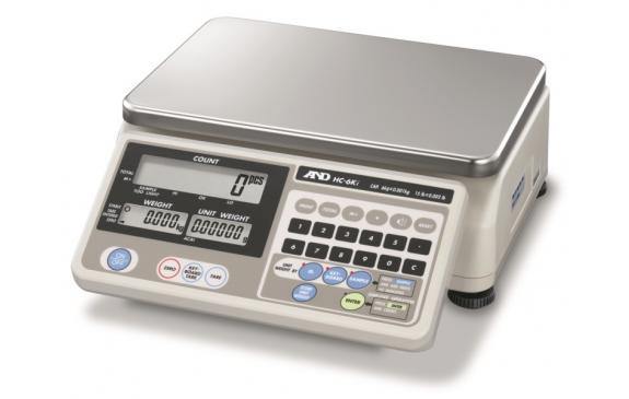 A&D Weighing HC-15Ki 30lb, 0.005lb HC Counting Scale - 2 Year Warranty