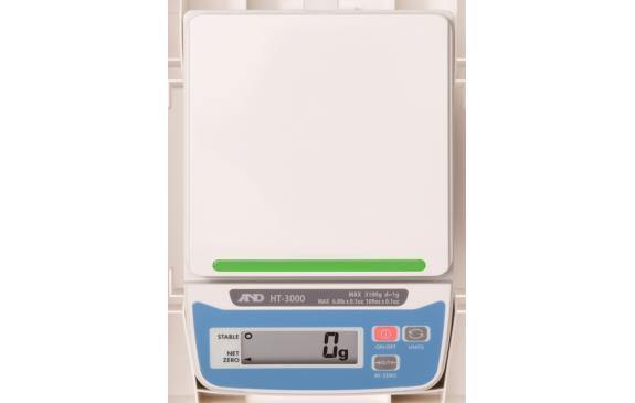 A&D Weighing HT-3000 3100g, 1g, Compact Scale - 2 Year Warranty