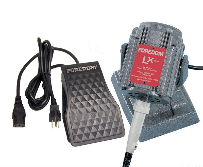 Foredom M.LXB-TXR LX Bench Motor, Foot Control, 230V