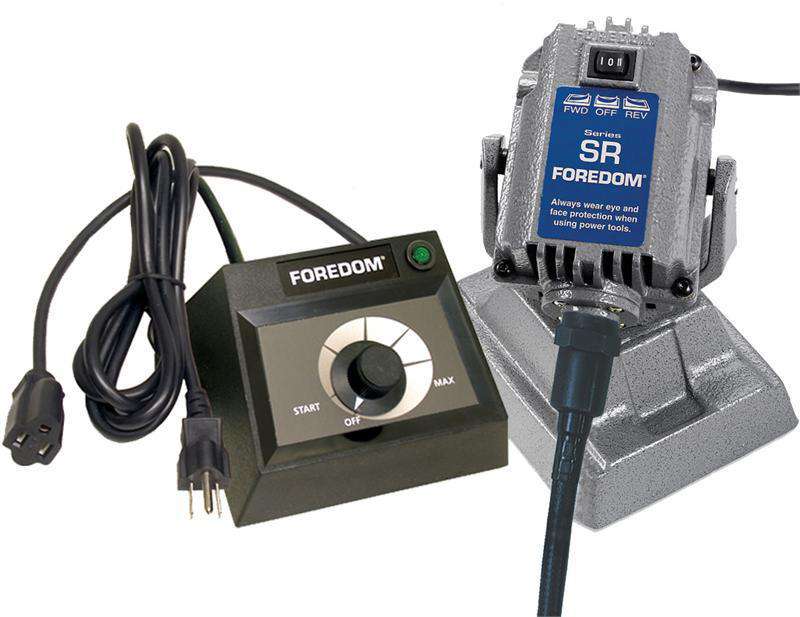 Foredom Bench Motor with Square Drive Shafting and choice of Speed Control with Warranty