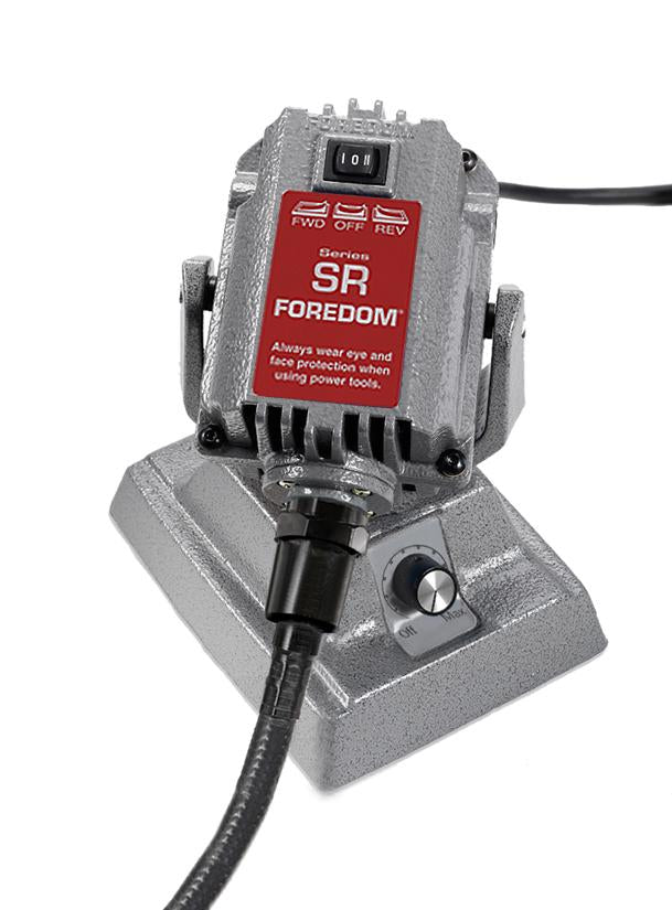 Foredom M.SRMH SR Bench Motor with Square Drive, Built-in Control, 230V